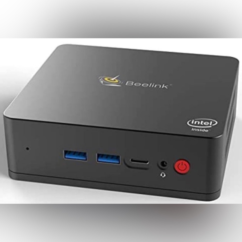 Beelink U55 Mini PC, Intel Core i3-5005U Processor 8GB RAM 256GB